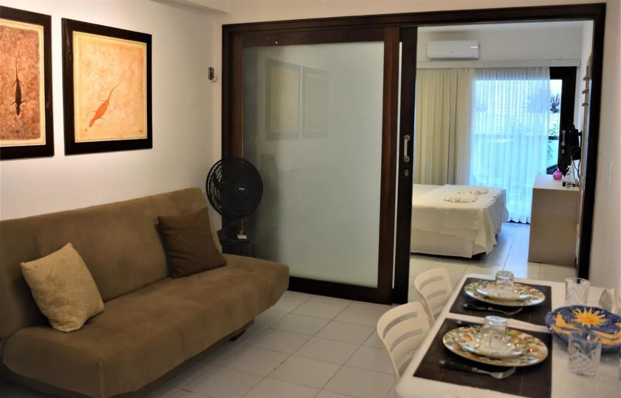 شقة فندقية الشقق الفندقية ناتالفي  Araca Flat Beira Mar - Apto 310 Lateral Vista Jardim البرازيل
